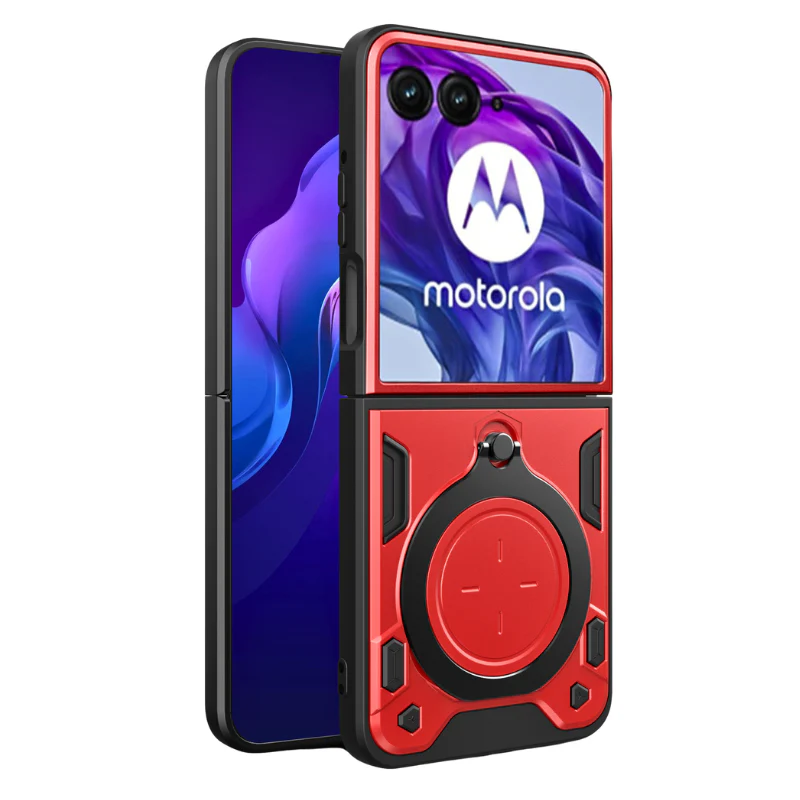 [Built-in Ring Bracket] Motorola Moto Razr 60/Ultra Minimalist Ultra-thin Shockproof Phone Stand Series Case