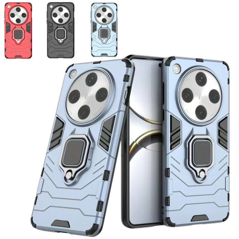 [Built-in Ring Bracket] OPPO Find X8 Pro Slim Armour Tough Shockproof Heavy Duty Series Case - Image 2