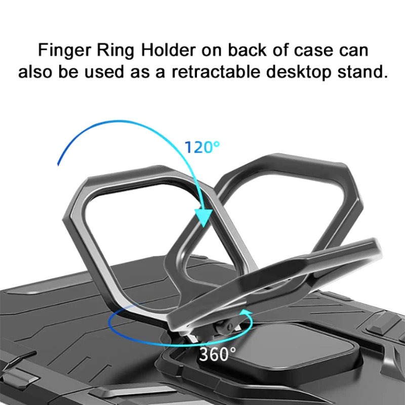[Built-in Ring Bracket] OPPO Find X8 Pro Slim Armour Tough Shockproof Heavy Duty Series Case - Image 5
