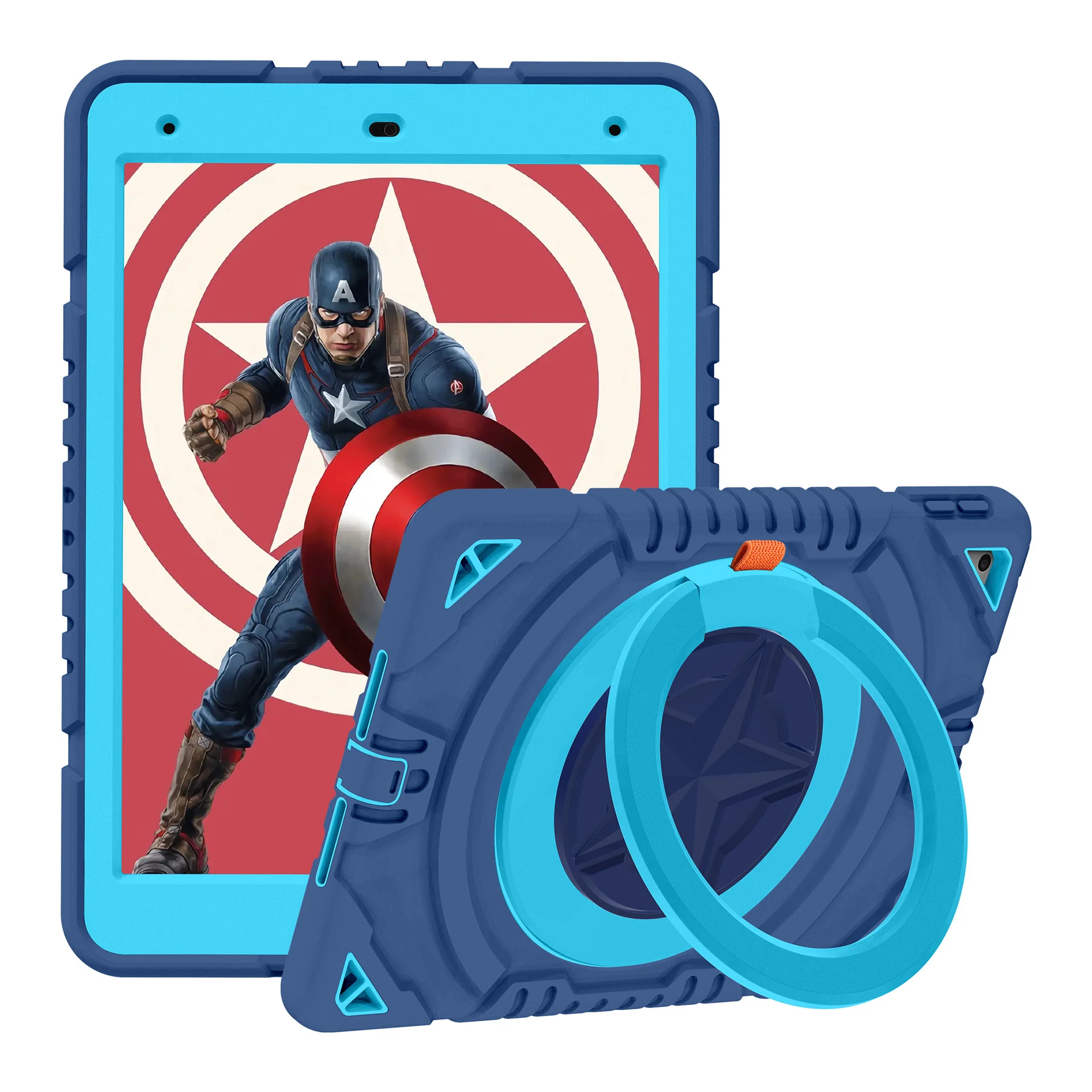 [Built-in Rotating Stand] Samsung Galaxy Tab A8 10.5" (X200/X205) Silicone Full-cover Children's Shockproof Case - Image 3