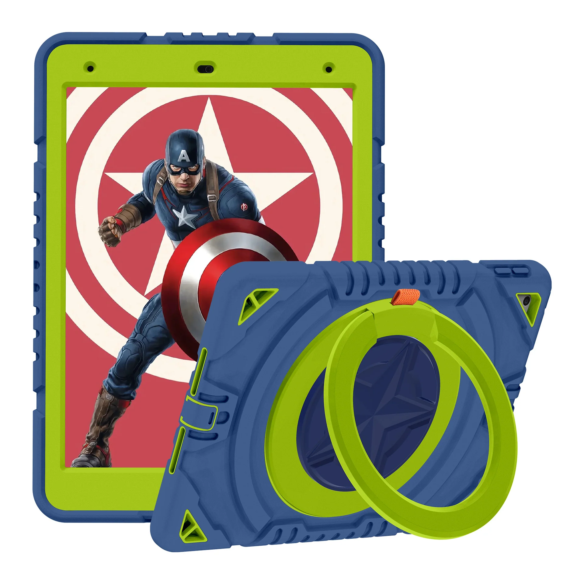 [Built-in Rotating Stand] Samsung Galaxy Tab A8 10.5" (X200/X205) Silicone Full-cover Children's Shockproof Case - Image 4