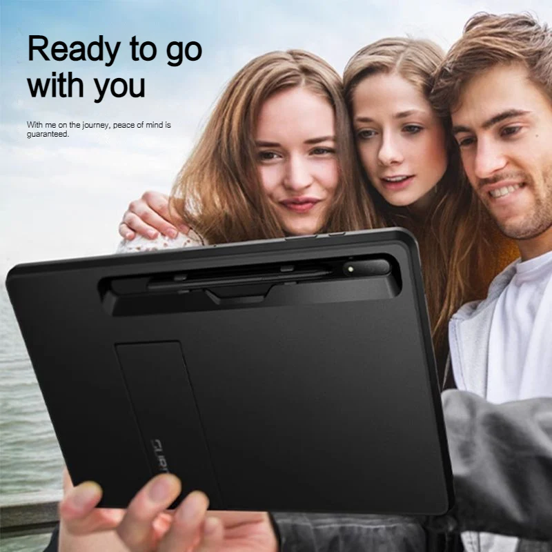 [Built in Screen Protector & Kickstand][With Pen Slot] Samsung Galaxy Tab S6 Lite 10.4’’ 2020 (P610/P615) - Full Body Coverage Rugged Armor Shockproof Case - Image 9