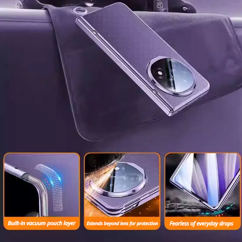 [Built-in Screen Protector] OPPO Find N5 Full-Cover Shockproof Foldable Case with Stand - Image 11
