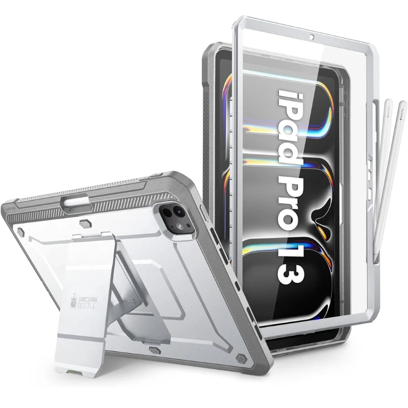 [Built-in Screen Protector & Stand][Pencil Holder] Apple iPad Pro 13-inch M5 (2025) SUPCASE Full-Body Cover Heavy Duty Rugged Protective Series Case - Image 10