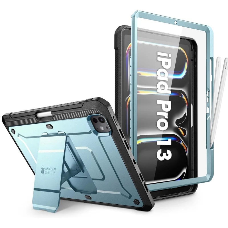 [Built-in Screen Protector & Stand][Pencil Holder] Apple iPad Pro 13-inch M5 (2025) SUPCASE Full-Body Cover Heavy Duty Rugged Protective Series Case - Image 8
