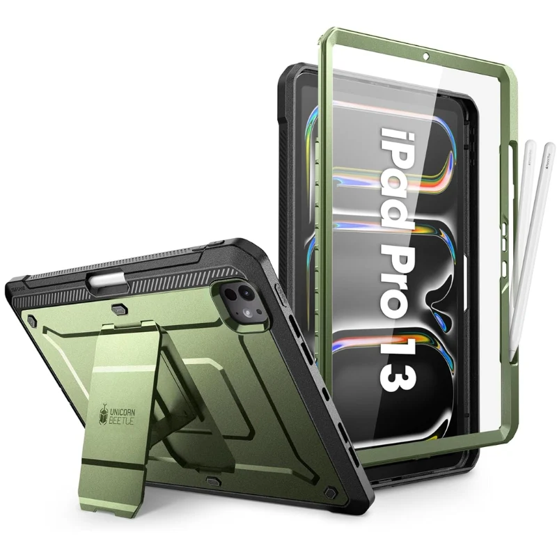 [Built-in Screen Protector & Stand][Pencil Holder] Apple iPad Pro 13-inch M5 (2025) SUPCASE Full-Body Cover Heavy Duty Rugged Protective Series Case - Image 9