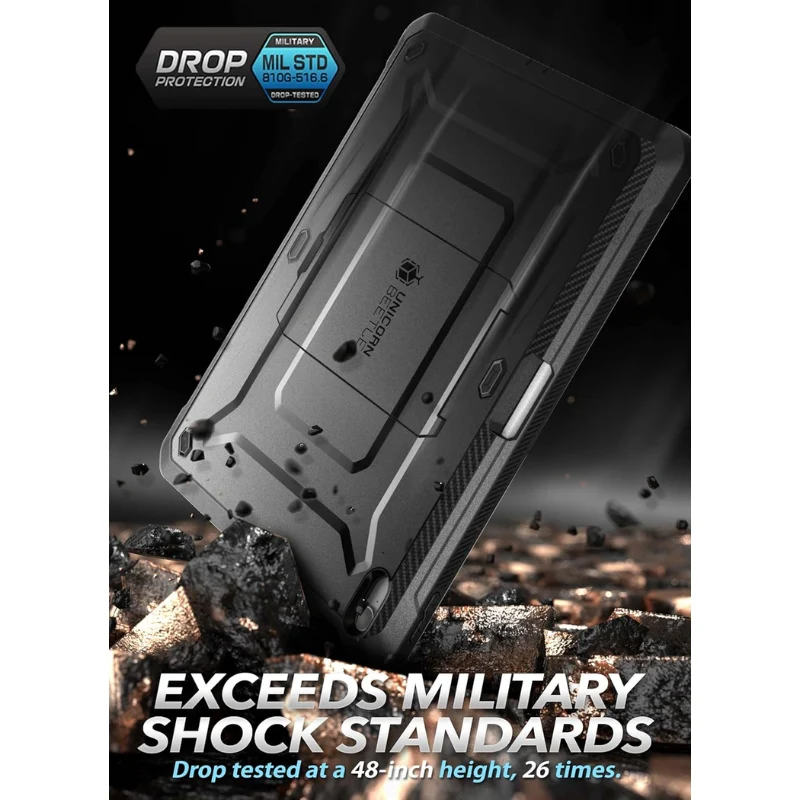 [Built-in Screen Protector & Stand][Pencil Holder] Apple iPad Air 11-inch M2/M3/M4 (2024/2025/2026) SUPCASE Full-Body Cover Heavy Duty Rugged Protective Series Case - Image 3
