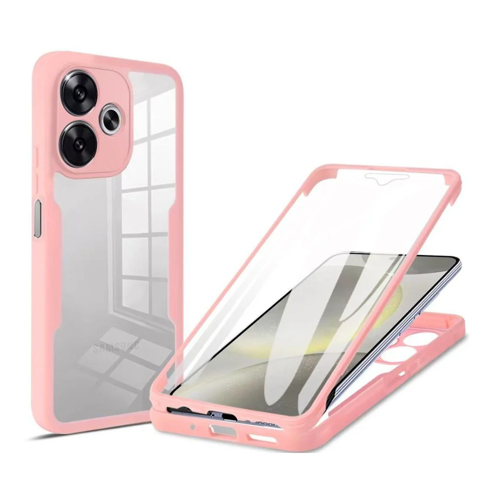 [Built-in Screen Protector] Xiaomi Redmi Note 12 5G Double-sided Full-protection Shockproof Case