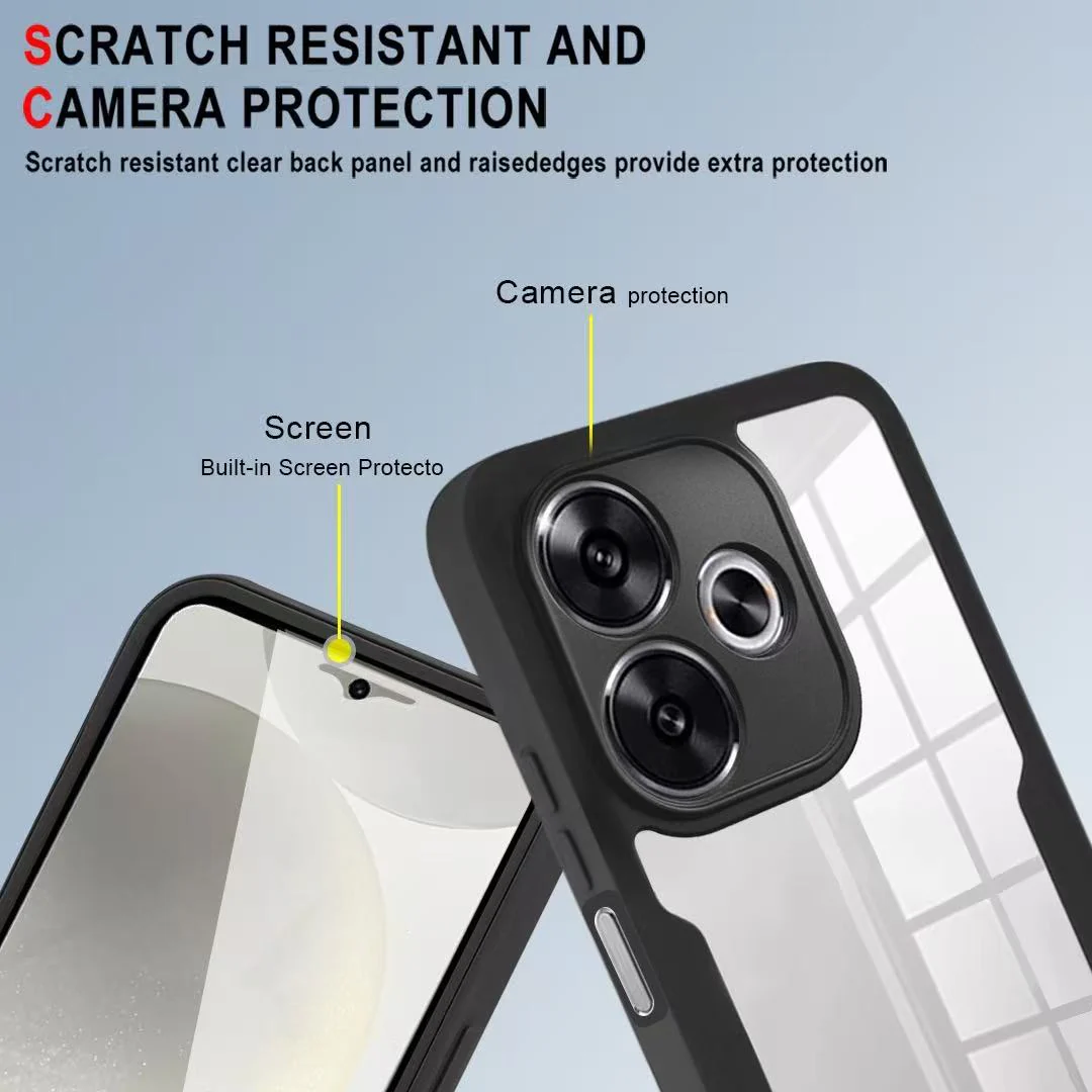 [Built-in Screen Protector] Xiaomi Redmi Note 12 5G Double-sided Full-protection Shockproof Case - Image 10