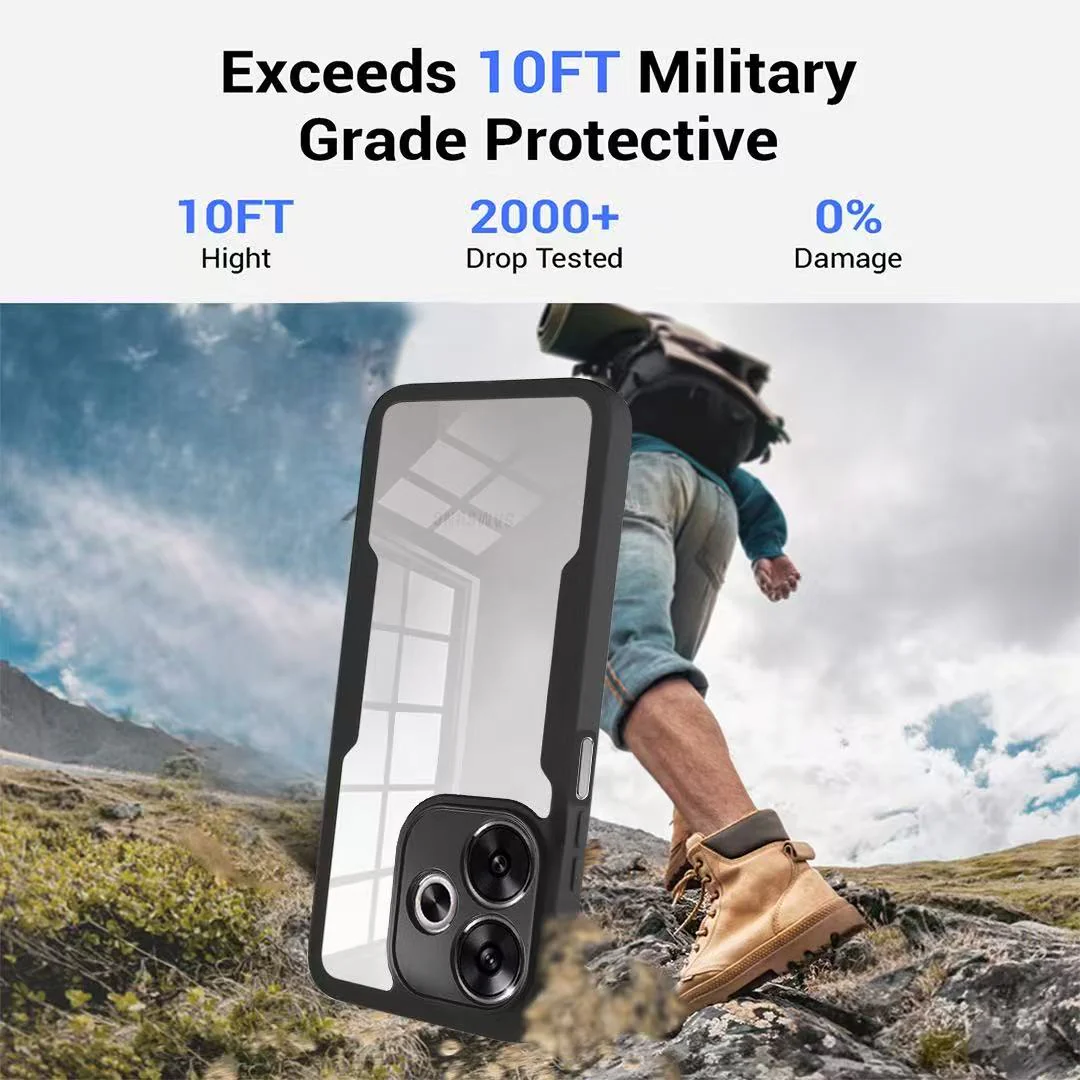 [Built-in Screen Protector] Xiaomi Redmi Note 12 5G Double-sided Full-protection Shockproof Case - Image 9