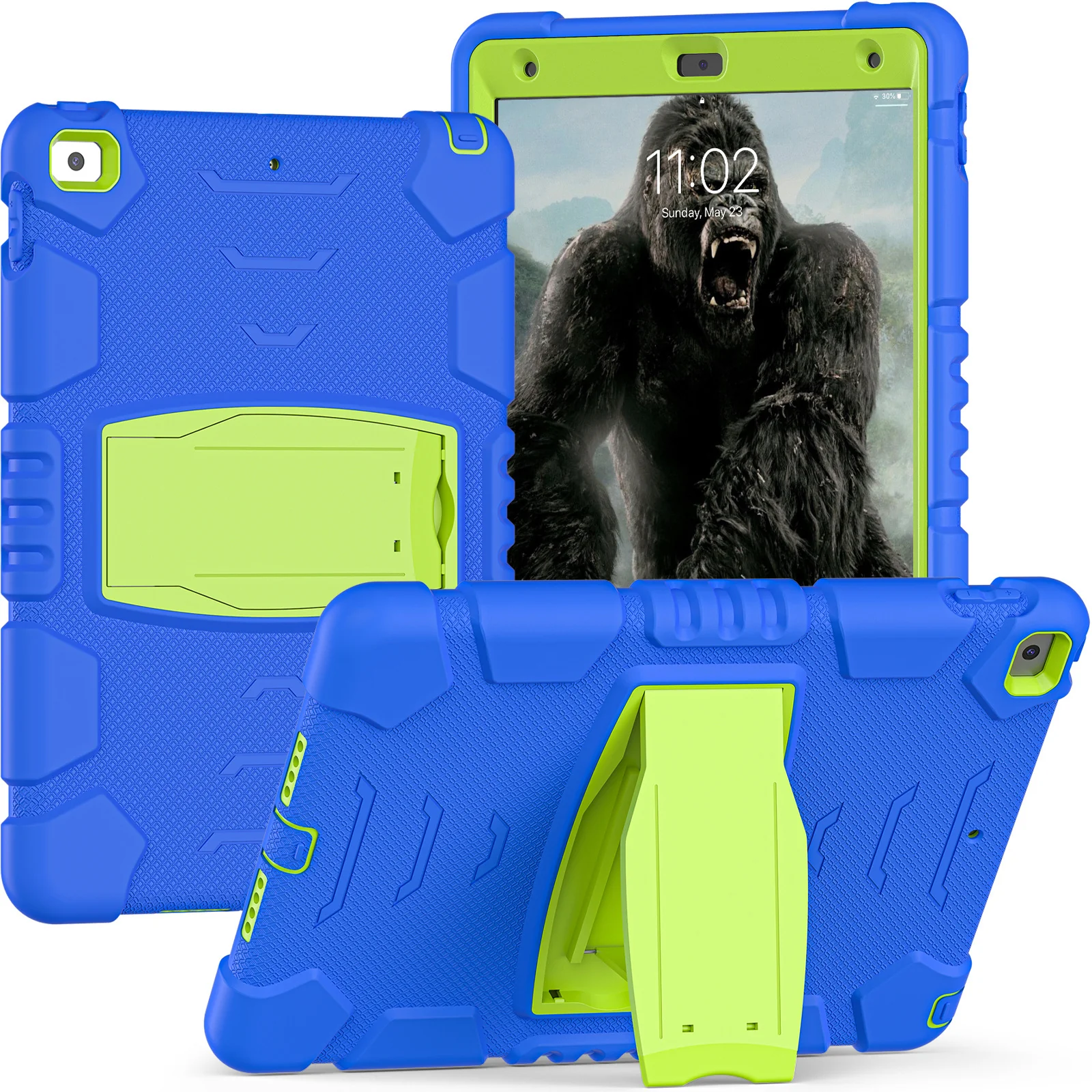 [Built-in Stand] Apple iPad 7/8/9 10.2'' 7/8/9th Gen (2019/2020/2021) EVA Kid Friendly Heavy Duty Ring Holder Stand Case - Image 14