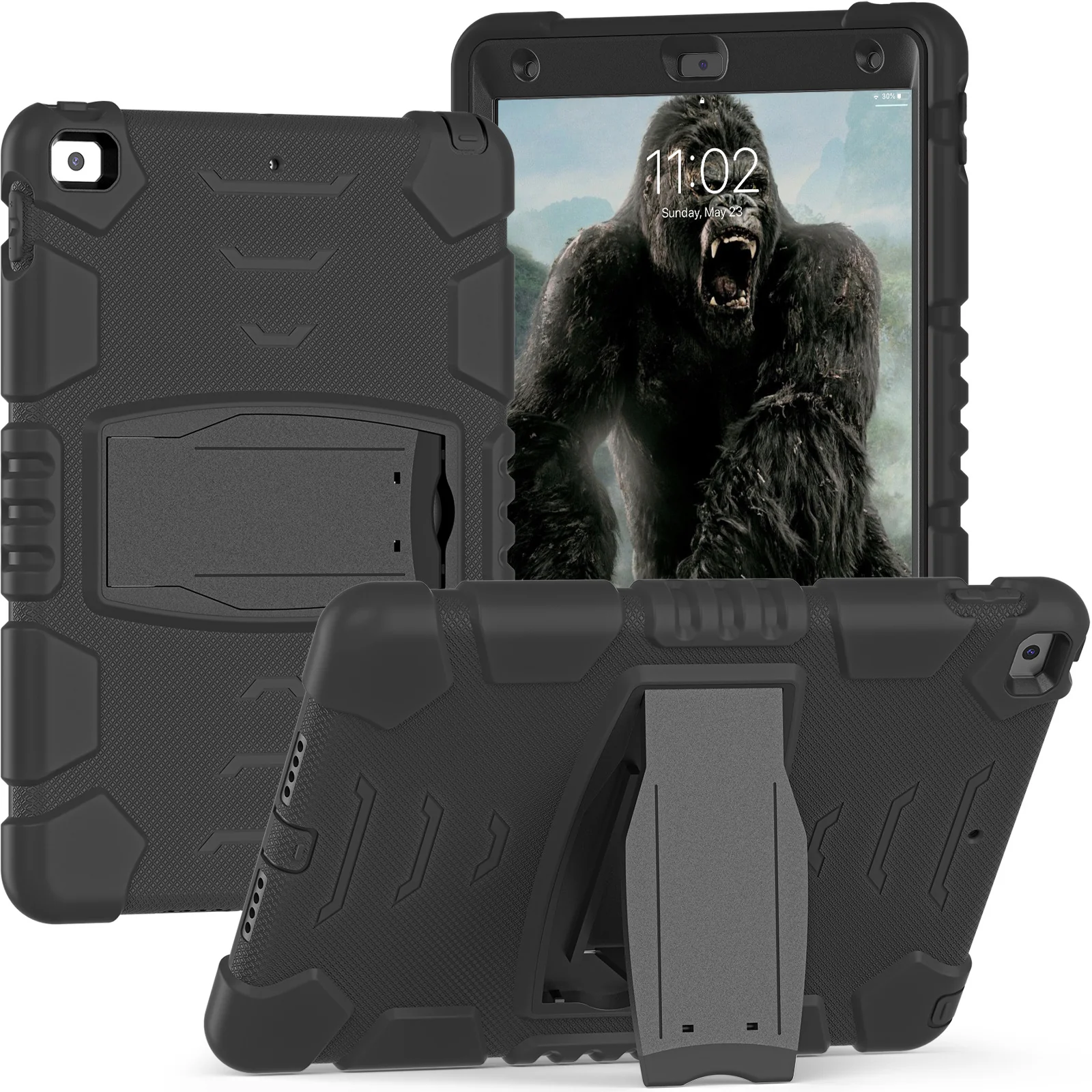 [Built-in Stand] Apple iPad 7/8/9 10.2'' 7/8/9th Gen (2019/2020/2021) EVA Kid Friendly Heavy Duty Ring Holder Stand Case - Image 15