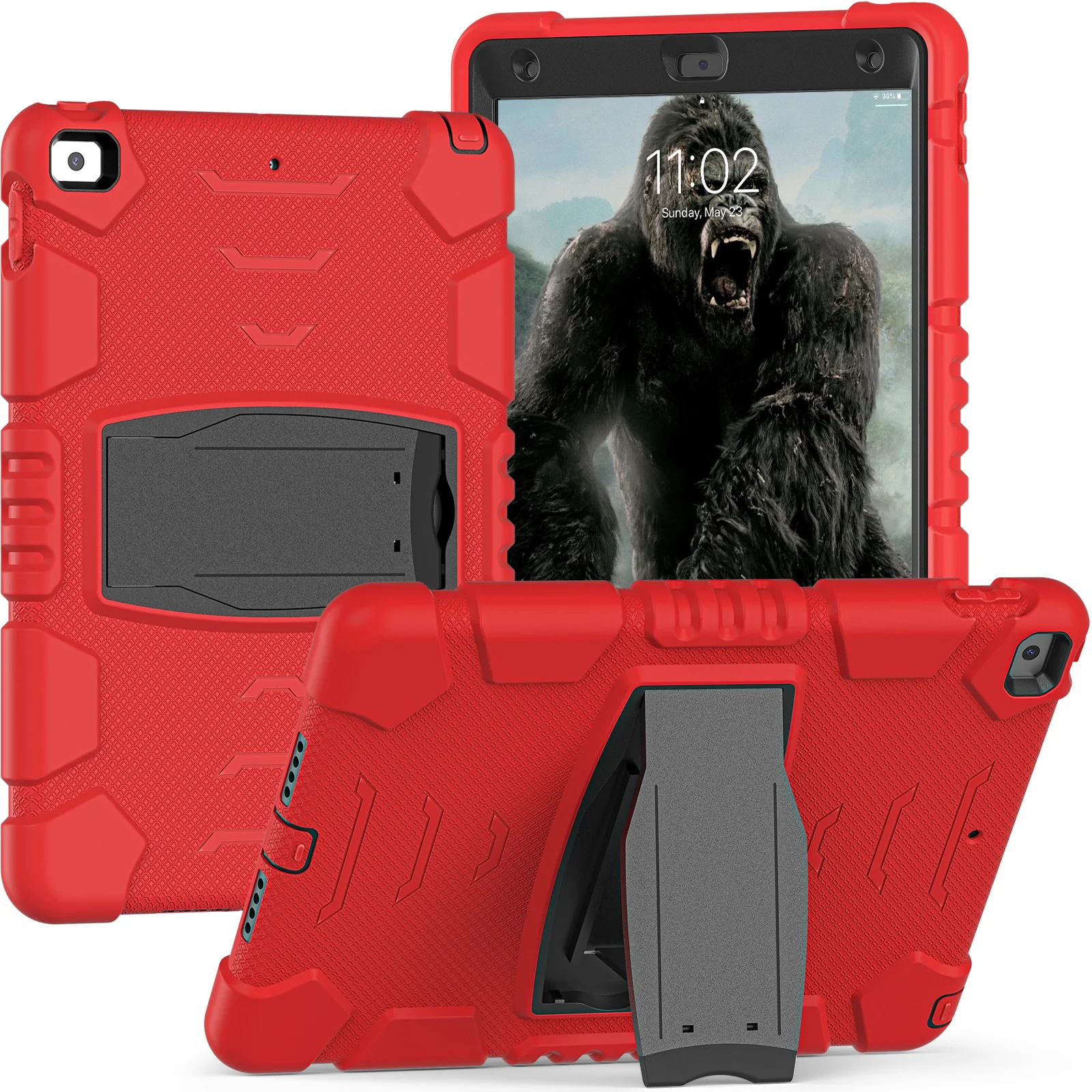 [Built-in Stand] Apple iPad 7/8/9 10.2'' 7/8/9th Gen (2019/2020/2021) EVA Kid Friendly Heavy Duty Ring Holder Stand Case - Image 16