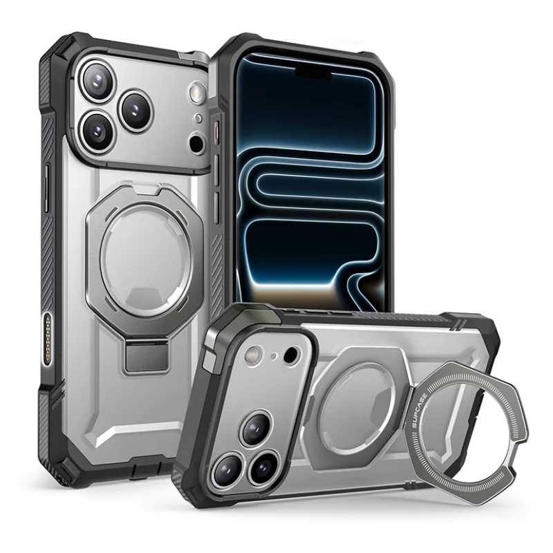 [Built-in Stand] Apple iPhone 17 Pro/Pro Max - SUPCASE Military-Grade Full Body Heavy Duty Phone Case