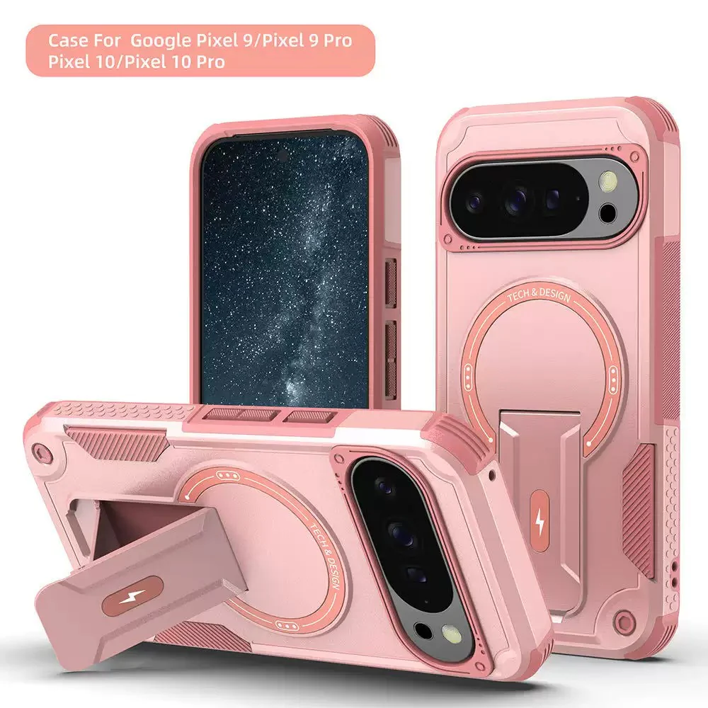 [Built-in Stand] Google Pixel 9 & Pro & XL Military-grade shockproof Heavy Duty Series Case - Image 5