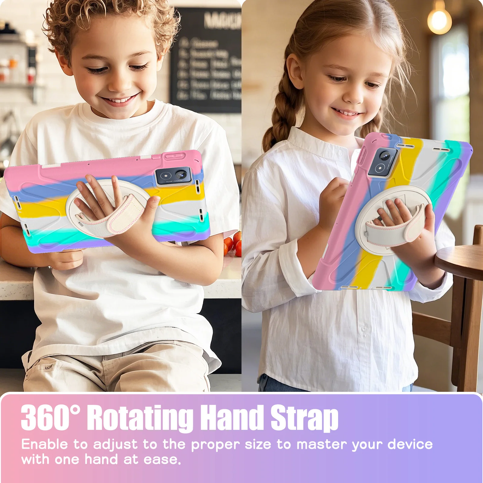 [Built-in Stand] Lenovo Tab K11 Plus 11.45" 2024 (TB352FU/XU) - Kid Shockproof Heavy Duty Series Case With Shoulder Strap - Image 17