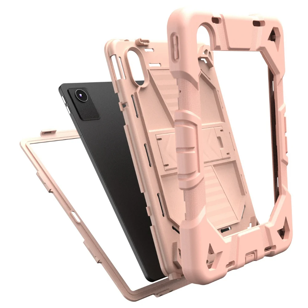 [Built-in Stand] Lenovo Tab M11 11.0" 2024 (TB-330XU/330FU) - Kids' Silicone Shockproof Heavy Duty Series Case With Shoulder Strap - Image 12