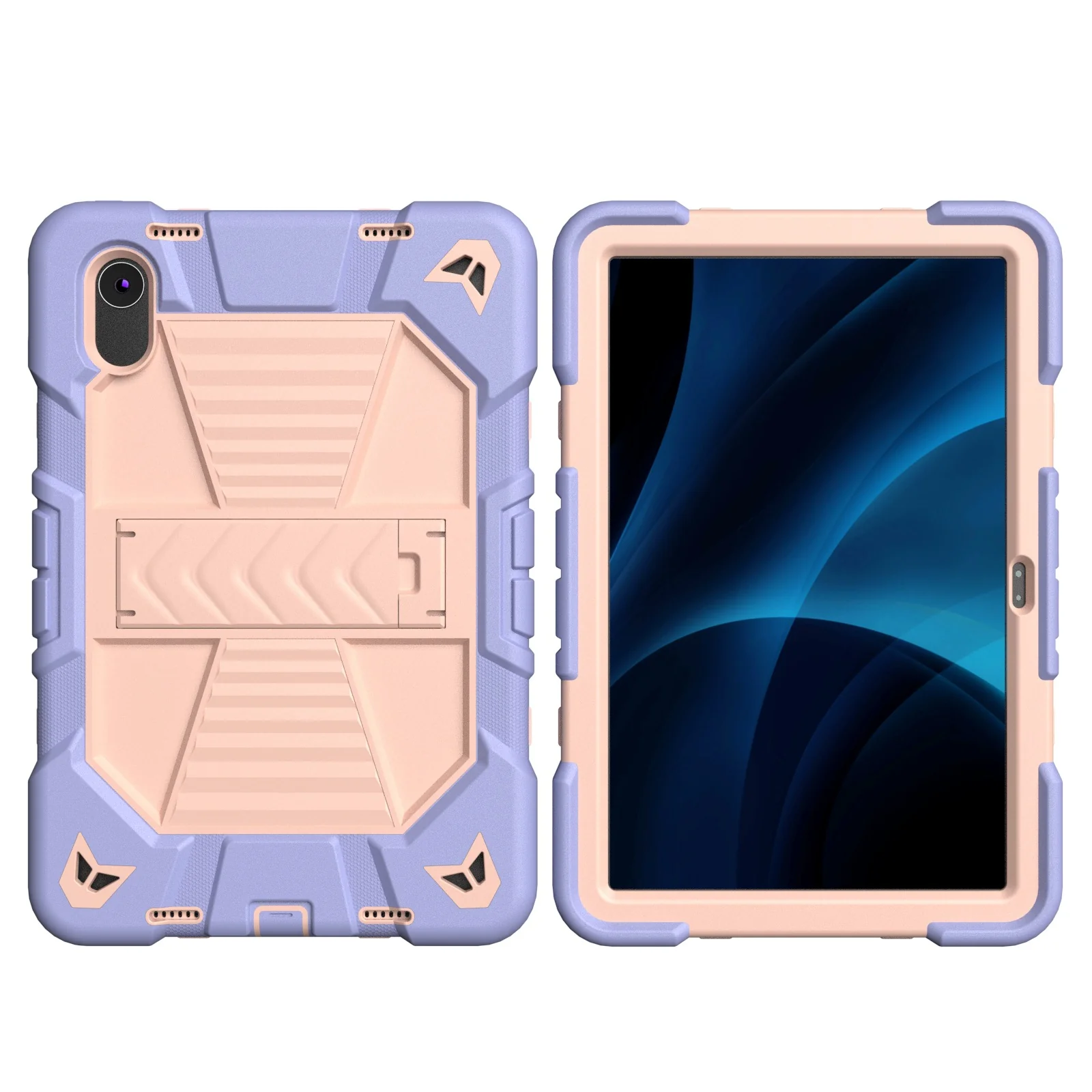 [Built-in Stand] Lenovo Tab M11 11.0" 2024 (TB-330XU/330FU) - Kids' Silicone Shockproof Heavy Duty Series Case With Shoulder Strap - Image 3