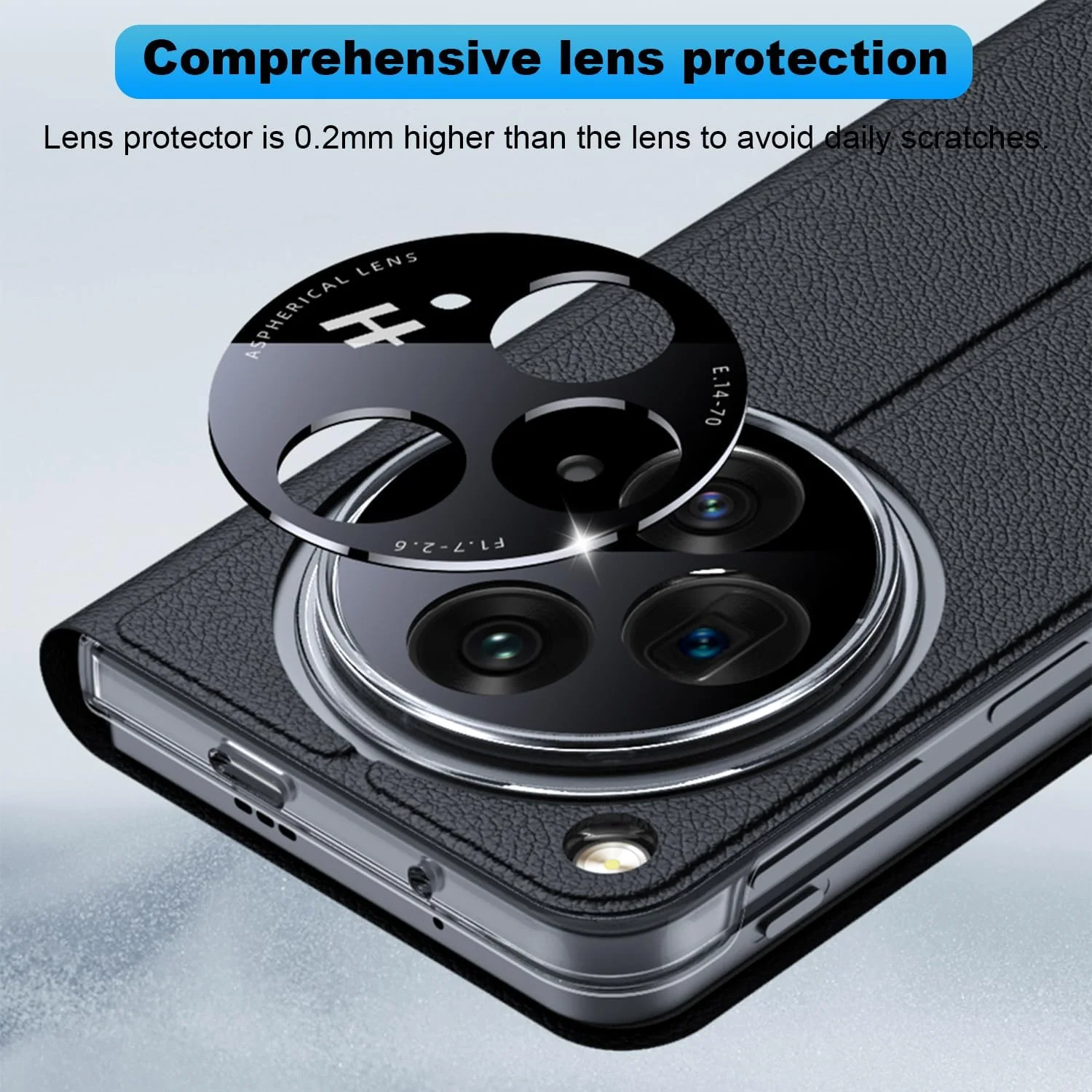 [Built-in Stand] OnePlus 1+Open/OPPO Find N3 -  Shockproof Automatic Wake/Sleep Ultra Thin and Lightweight PC Protective PU Flip Case - Image 4
