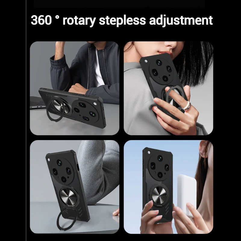 [Built-in Stand] Oppo Find X8 Ultra/X8s Plus/X8s - Airbag Cooling Shockproof Soft Case - Image 9