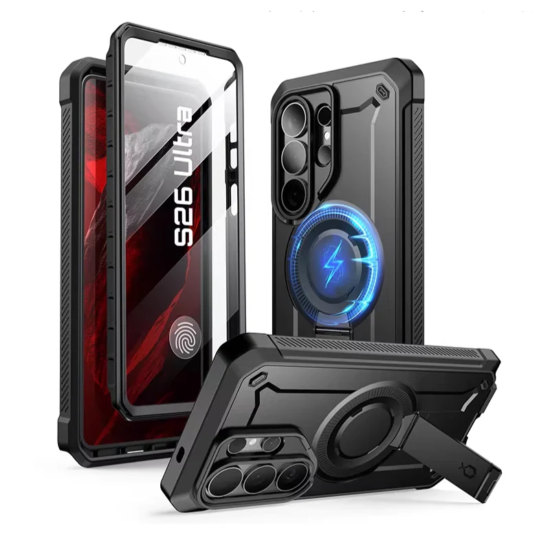 [Built-in Stand] Samsung Galaxy S26 Ultra - SUPCASE Military Grade Heavy-Duty Shockproof Rugged Case