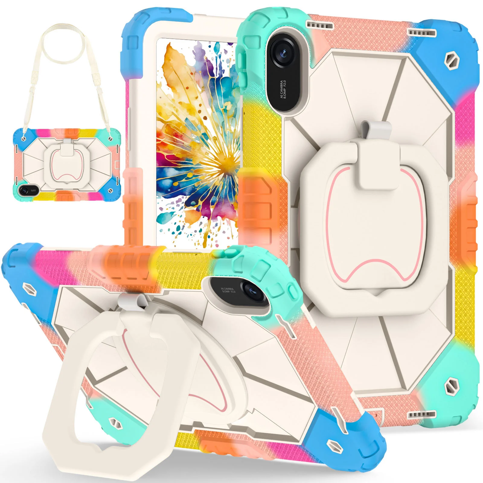 [Built-in Stand][With Shoulder strap] Xiaomi Redmi Pad 2 11" 2025 EVA Kid Friendly Heavy Duty Series Case - Image 10