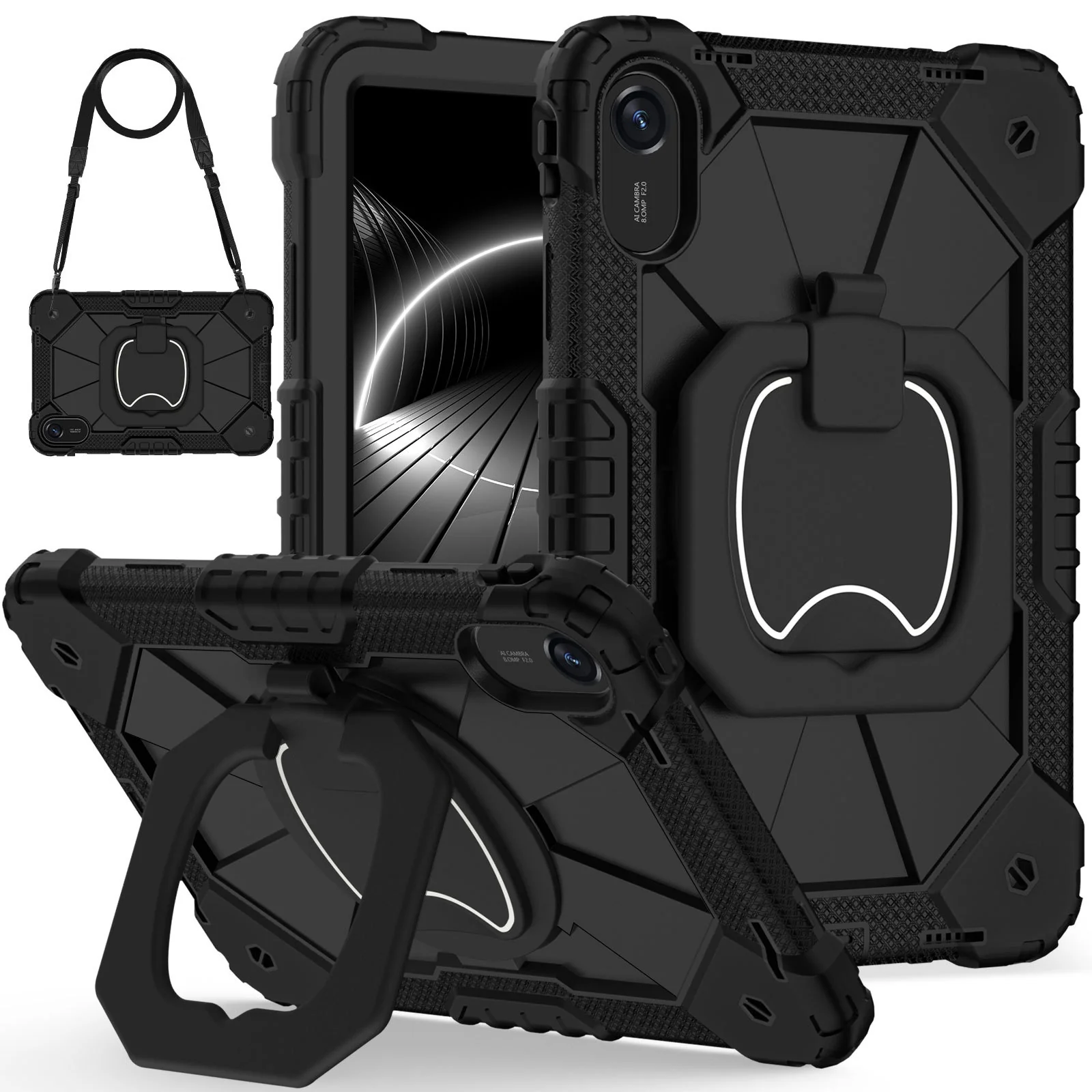 [Built-in Stand][With Shoulder strap] Xiaomi Redmi Pad 2 11" 2025 EVA Kid Friendly Heavy Duty Series Case - Image 3