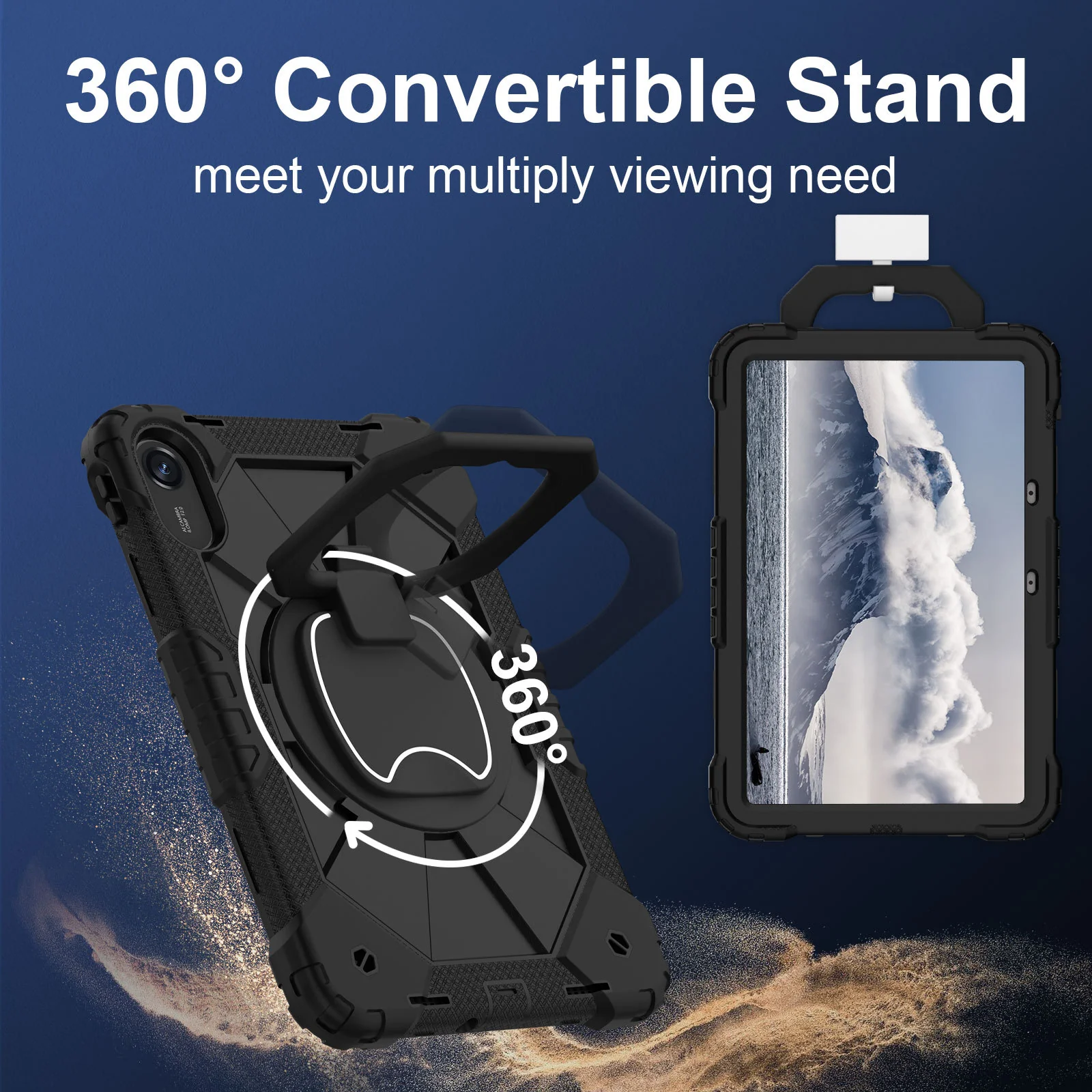 [Built-in Stand][With Shoulder strap] Xiaomi Redmi Pad 2 11" 2025 EVA Kid Friendly Heavy Duty Series Case - Image 7