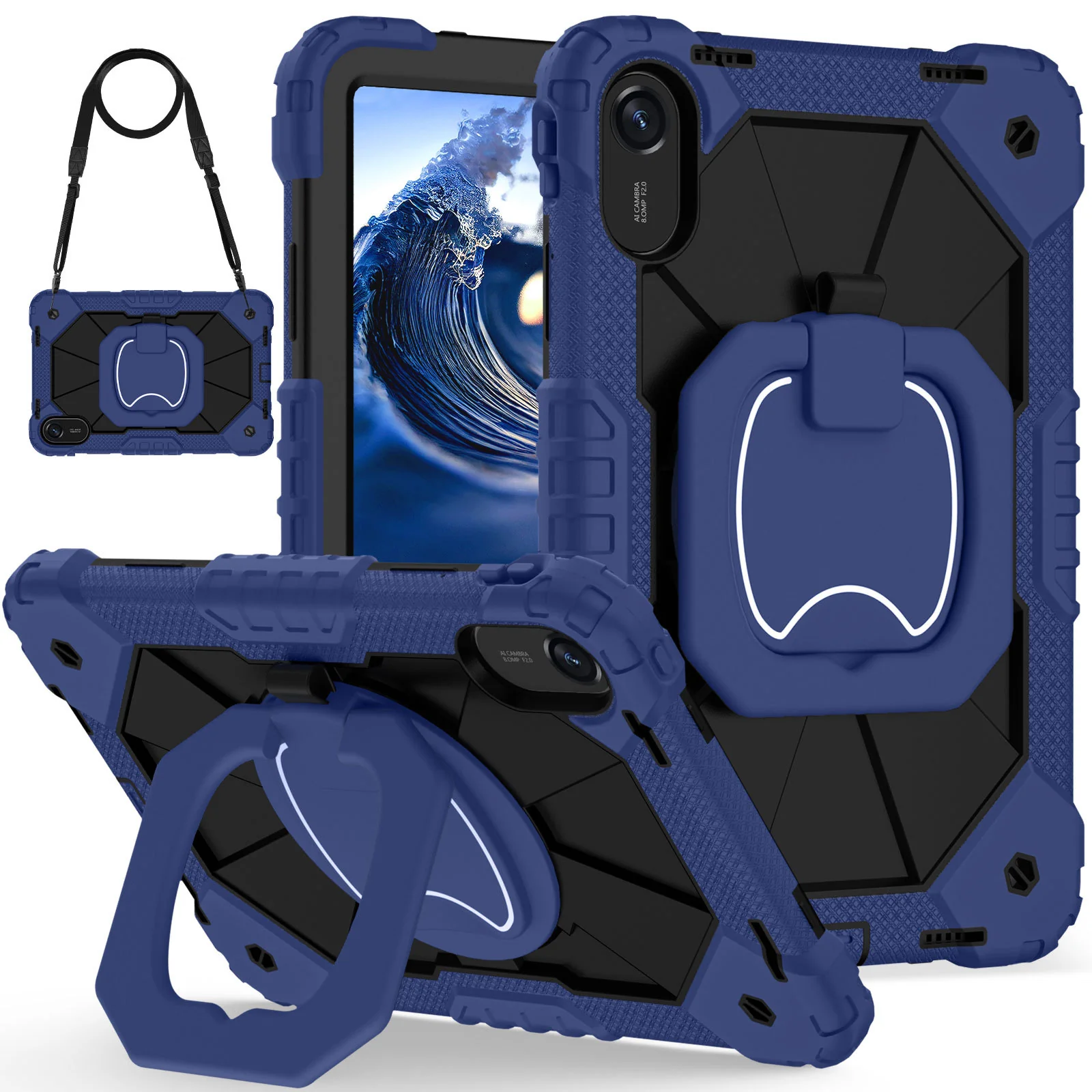 [Built-in Stand][With Shoulder strap] Xiaomi Redmi Pad 2 11" 2025 EVA Kid Friendly Heavy Duty Series Case - Image 9
