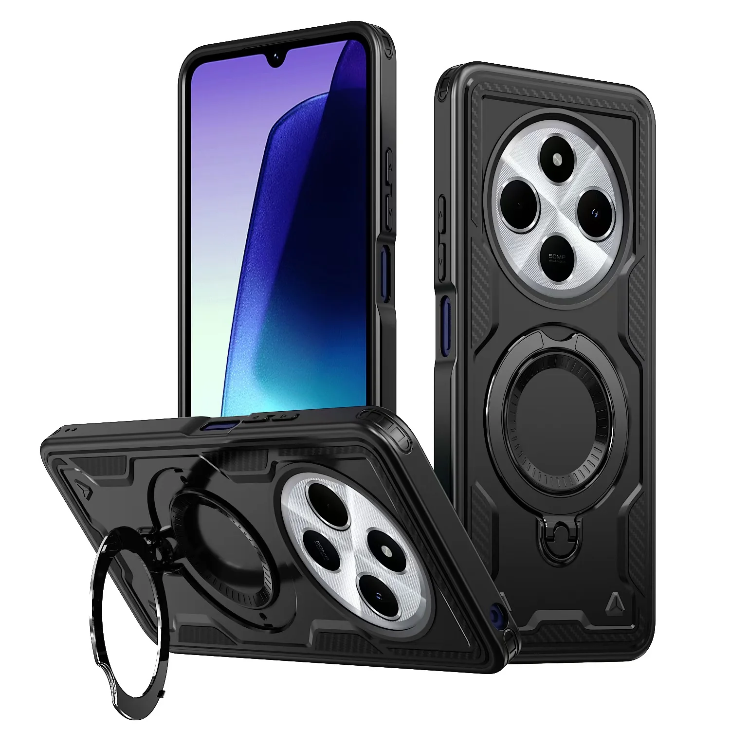 [Built-in Stand] Xiaomi Mi 15T/ 15T Pro Military-Grade Full Coverage Stand Series Case