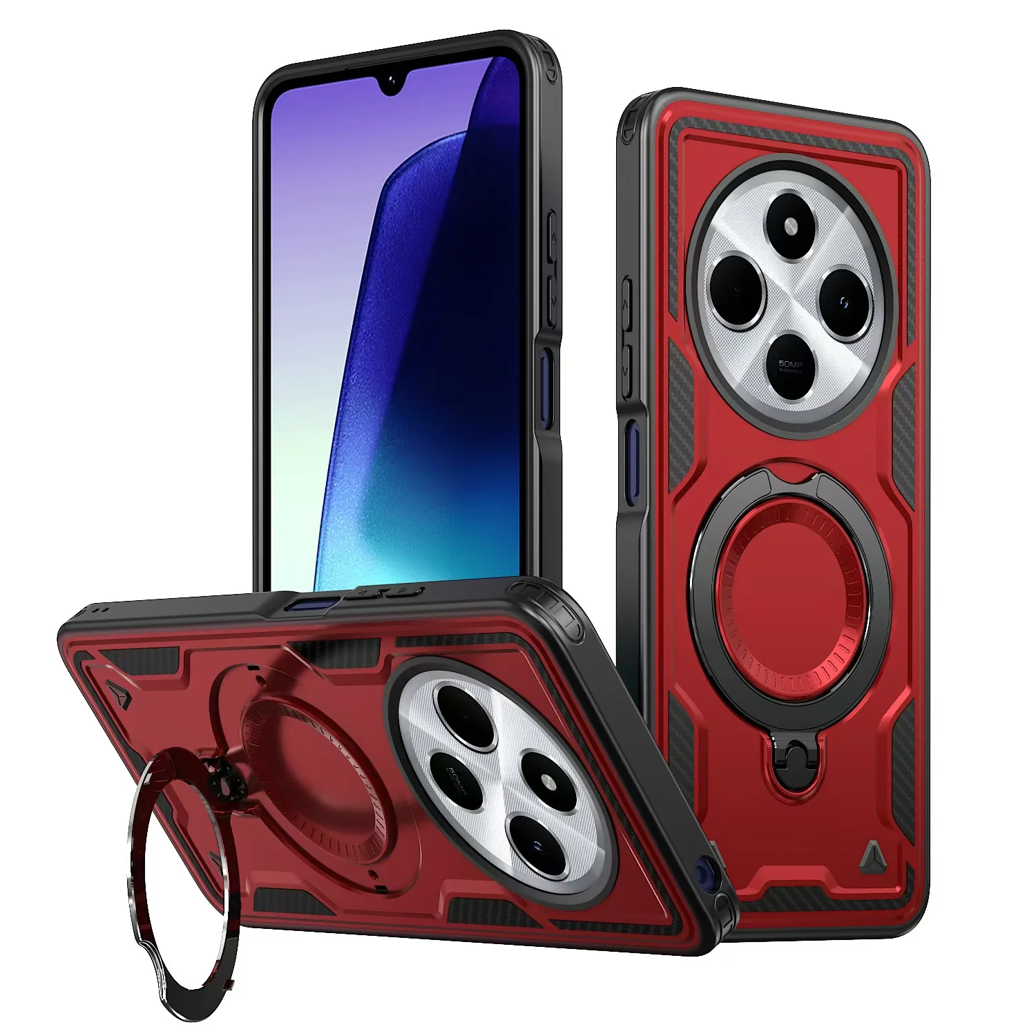 [Built-in Stand] Xiaomi Mi 15T/ 15T Pro Military-Grade Full Coverage Stand Series Case - Image 10