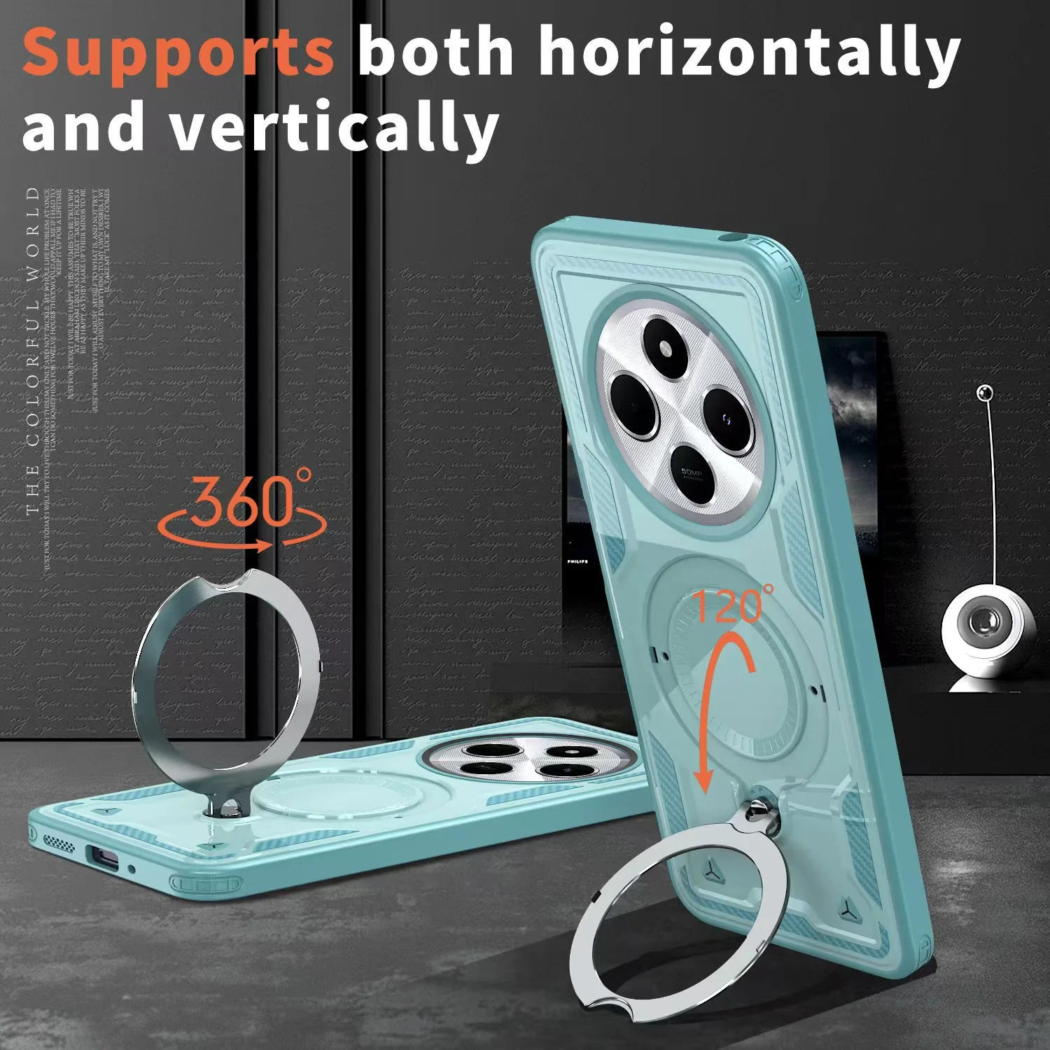 [Built-in Stand] Xiaomi Mi 15T/ 15T Pro Military-Grade Full Coverage Stand Series Case - Image 3