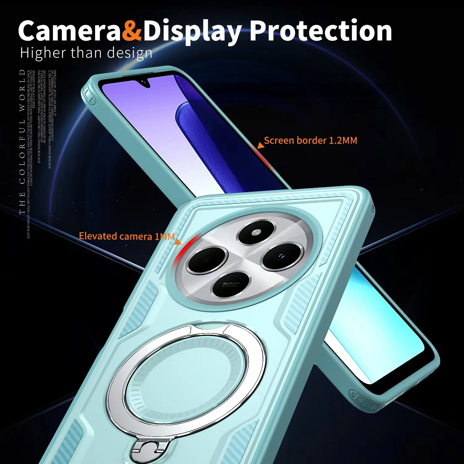 [Built-in Stand] Xiaomi Mi 15T/ 15T Pro Military-Grade Full Coverage Stand Series Case - Image 4