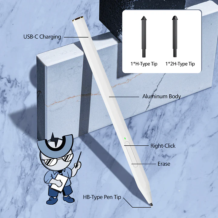 [C581S] Microsoft Surface/ASUS/HP/DELL Windows 11/10 Compatible Stylus Touch Pen - Image 4