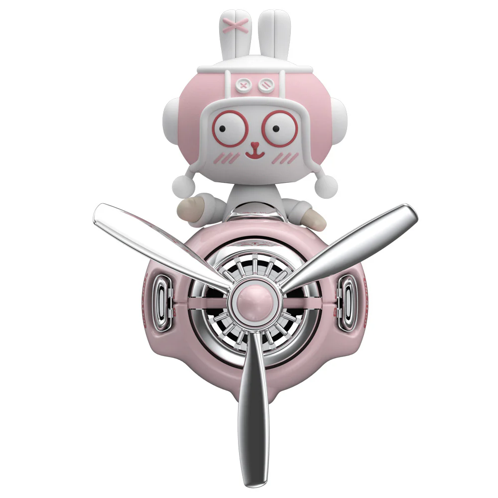 Car Air Freshener Cartoon Airplane Model Air Outlet Decoration Auto Ornament - Image 3