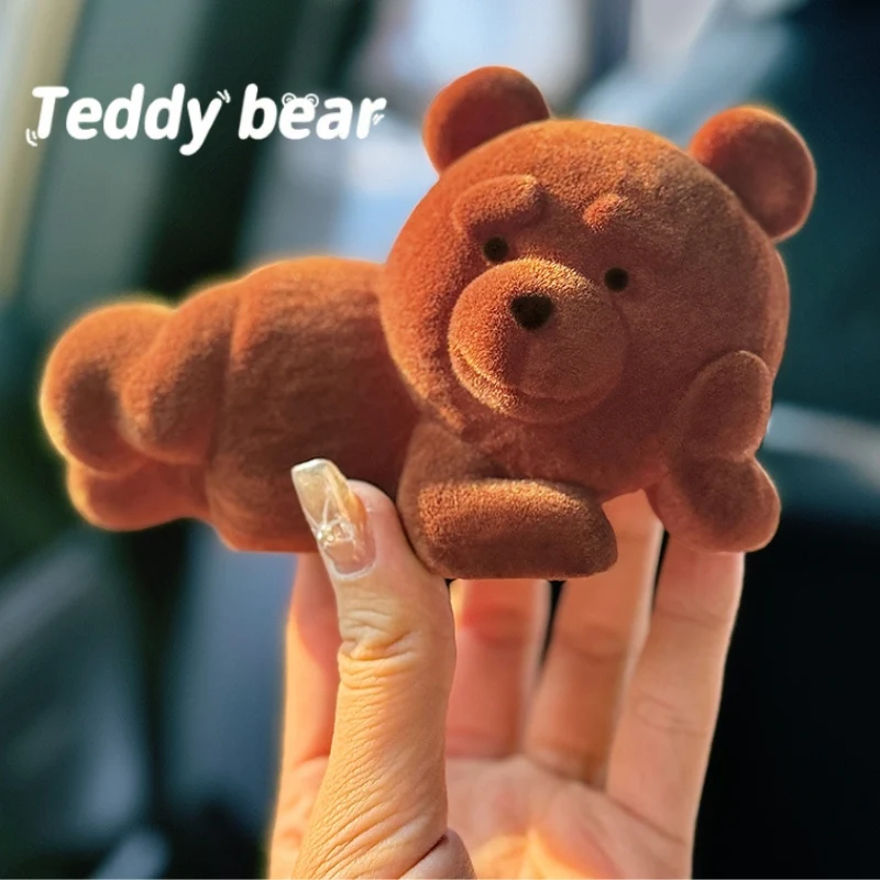 Car Dashboard Desktop Ornament Mini Cartoon Brown Bear Cute Casual Style Creative Gift - Image 6