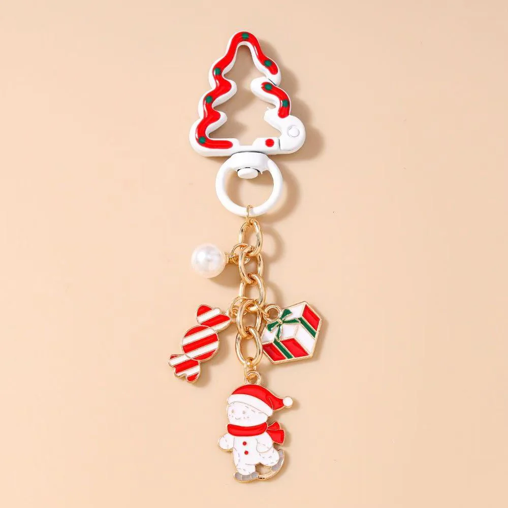 Christmas Series Metal Keychain Pendant Decorations - Perfect for Gifts & Packaging - Image 7