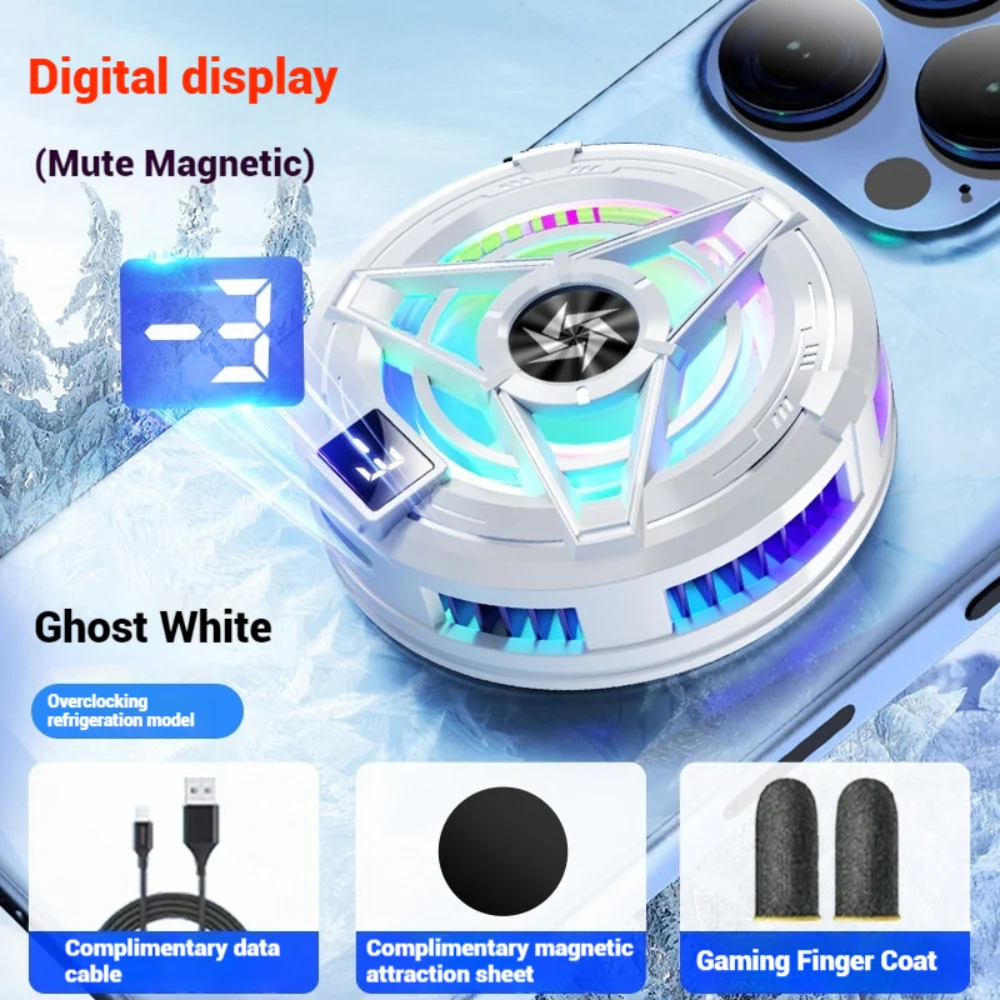 Compatible with 4.5 to 7.5-inch Phones - Portable Magnetic Phone Cooler - Image 3