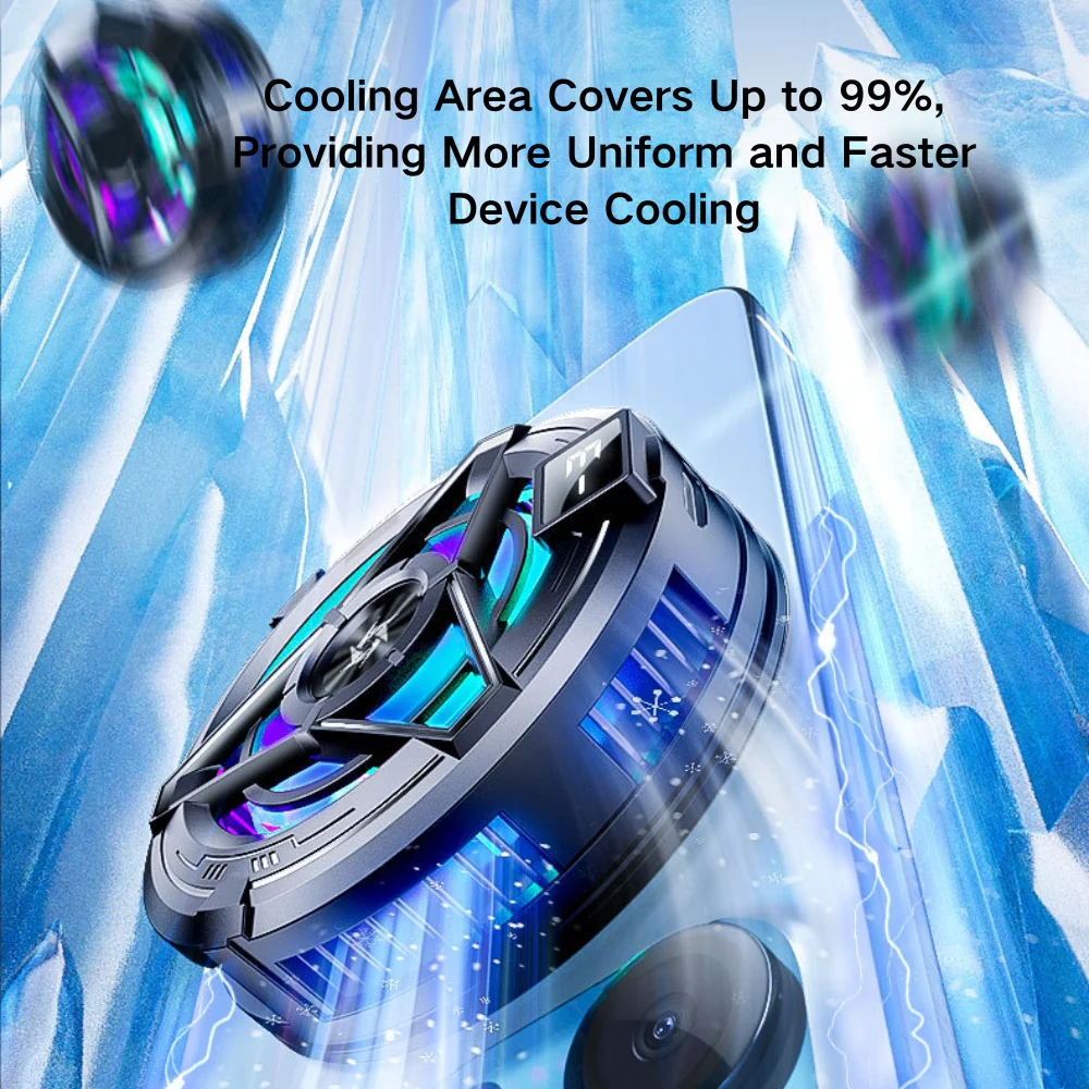Compatible with 4.5 to 7.5-inch Phones - Portable Magnetic Phone Cooler - Image 8
