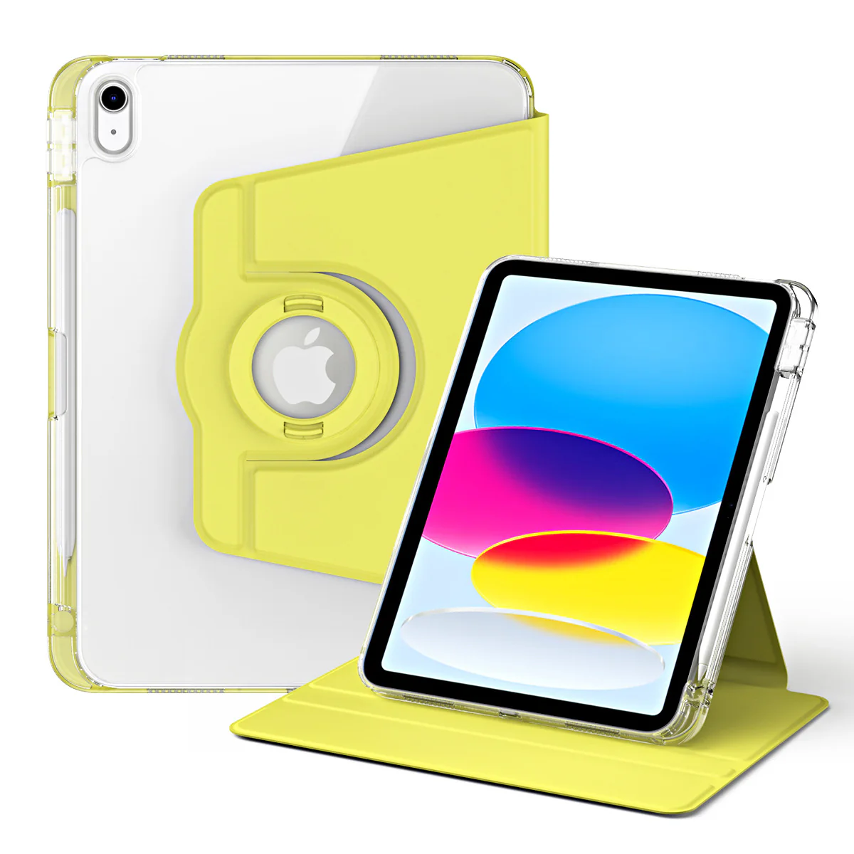 [Detachable] Apple iPad Pro 11-inch 1st/2nd/3rd/4th Gen (2018/2020/2021/2022) 360° Rotating Transparent Back Panel Shockproof Case - Image 12