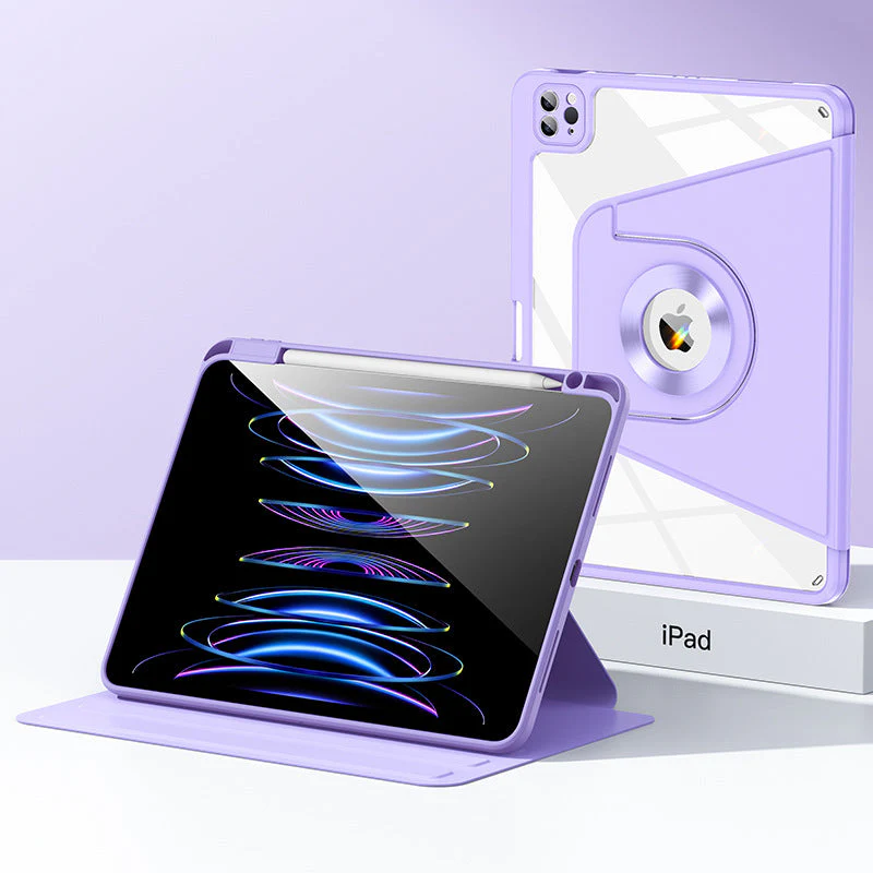 [Detachable] Apple iPad Air 13-inch M2/M3/M4 (2024/2025/2026) Smart Detachable 360 Degree Rotation Flip Stand Case - Image 4