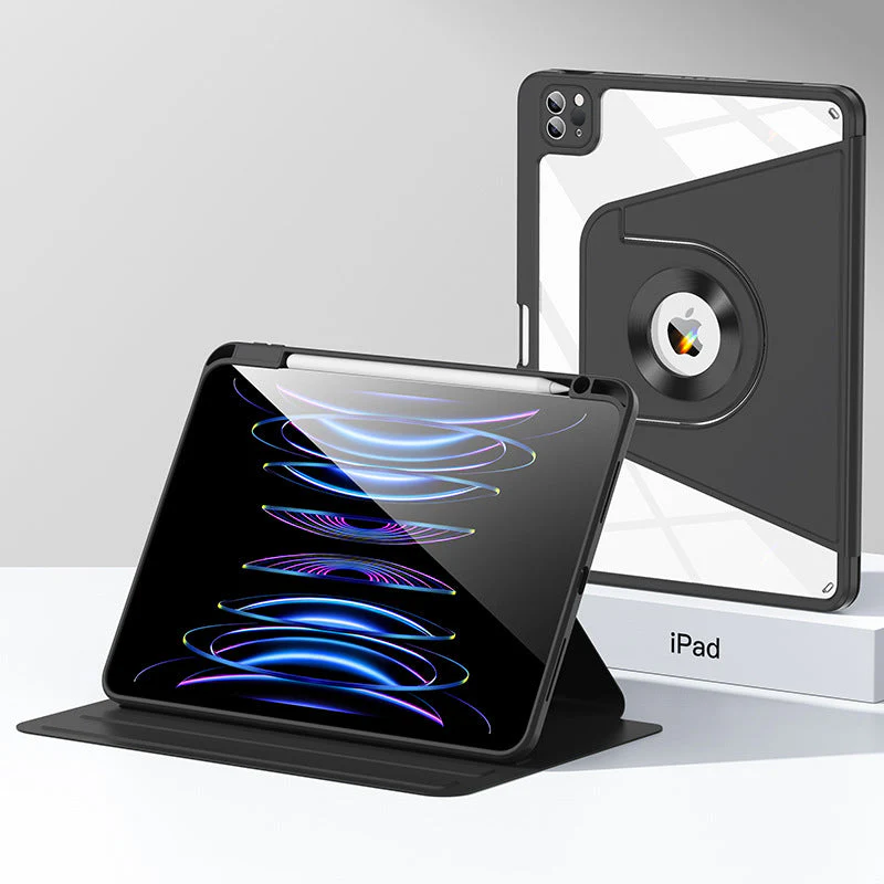 [Detachable] Apple iPad Air 13-inch M2/M3/M4 (2024/2025/2026) Smart Detachable 360 Degree Rotation Flip Stand Case - Image 6