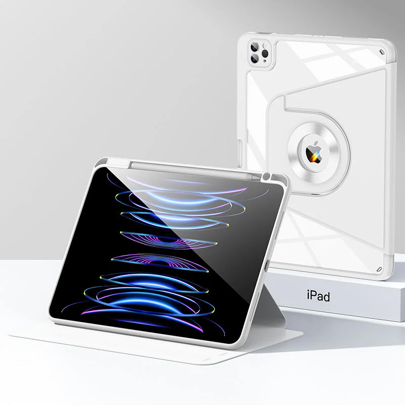 [Detachable] Apple iPad Air 13-inch M2/M3/M4 (2024/2025/2026) Smart Detachable 360 Degree Rotation Flip Stand Case - Image 7