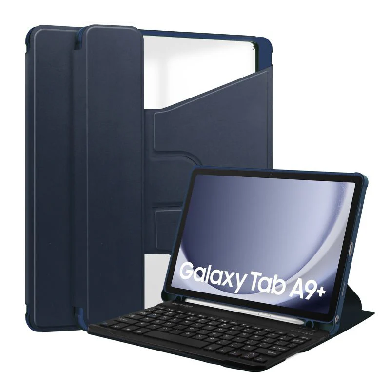 [Detachable Keyboard][With Backlit] Samsung Galaxy Tab S10 Lite (2025) 10.9" - 360 Degree Rotating Magnetic Flip Cover Case With Pen Slot - Image 11