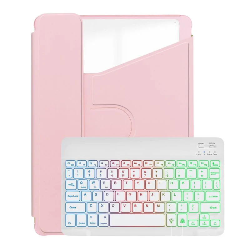 [Detachable Keyboard][With Backlit] Samsung Galaxy Tab S10 Lite (2025) 10.9" - 360 Degree Rotating Magnetic Flip Cover Case With Pen Slot - Image 13