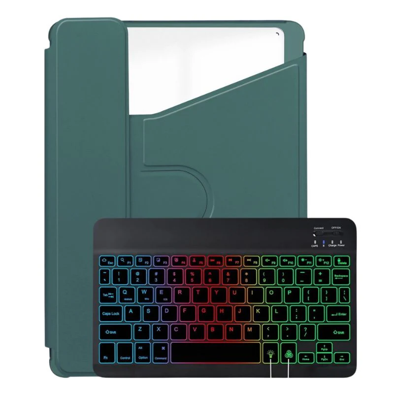 [Detachable Keyboard][With Backlit] Samsung Galaxy Tab S10 Lite (2025) 10.9" - 360 Degree Rotating Magnetic Flip Cover Case With Pen Slot - Image 15