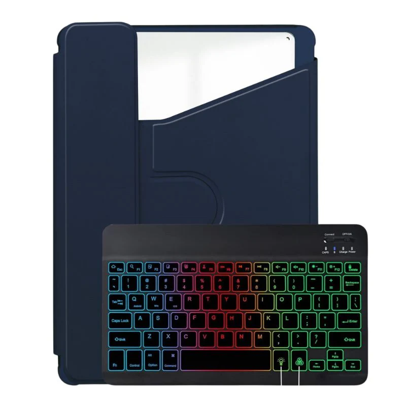 [Detachable Keyboard][With Backlit] Samsung Galaxy Tab S10 Lite (2025) 10.9" - 360 Degree Rotating Magnetic Flip Cover Case With Pen Slot - Image 16