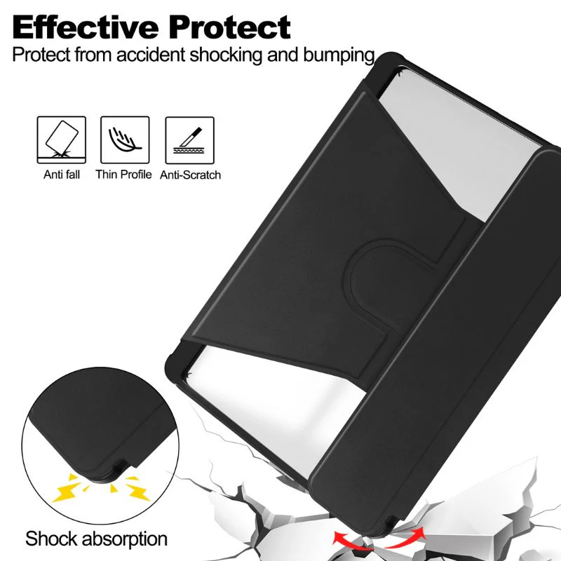 [Detachable Keyboard][With Backlit] Samsung Galaxy Tab S10 Lite (2025) 10.9" - 360 Degree Rotating Magnetic Flip Cover Case With Pen Slot - Image 2