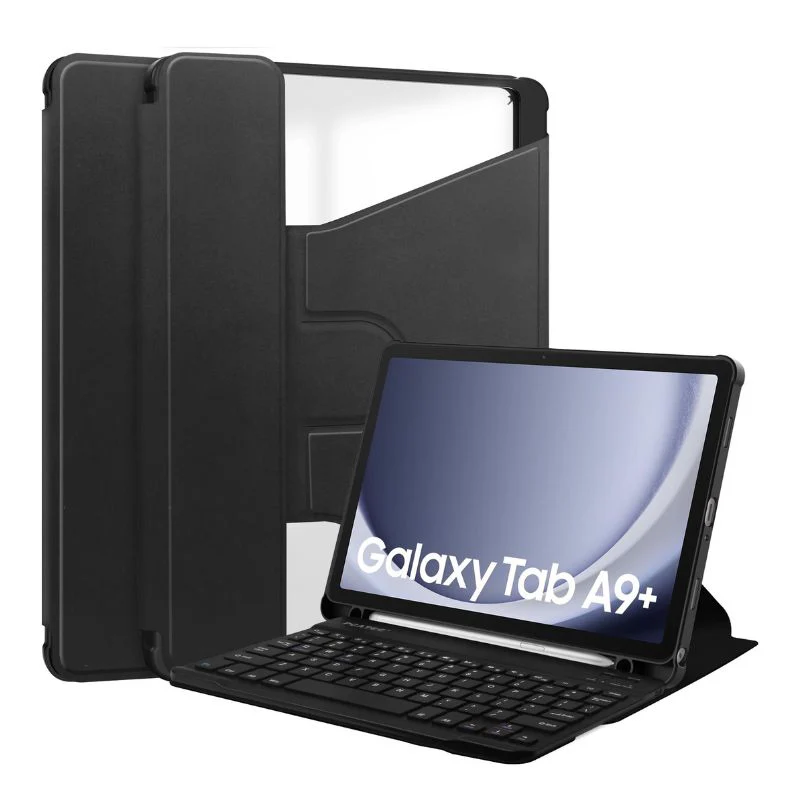 [Detachable Keyboard][With Backlit] Samsung Galaxy Tab S10 Lite (2025) 10.9" - 360 Degree Rotating Magnetic Flip Cover Case With Pen Slot - Image 9