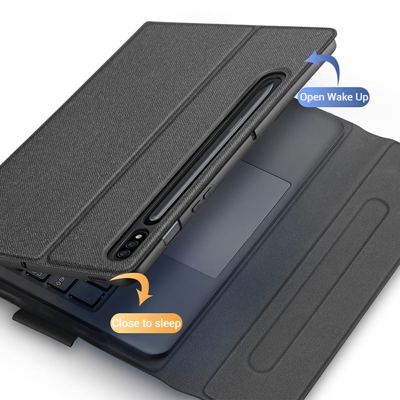 [Detachable] Samsung Galaxy Tab S10 FE Plus (2025) 13.1" - Magnetic Touchpad Wireless Keyboard Case - Image 5
